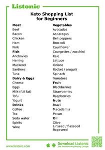Quick and Easy Keto Diet Plan